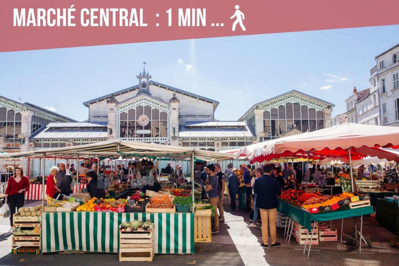 לה רושל Ღ Marche Central • Au Coeur De Ville & Spacieux מראה חיצוני תמונה